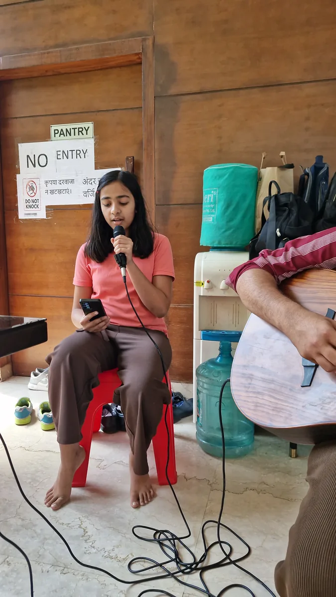 Music activity at society session
