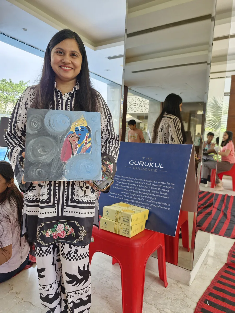Child painting