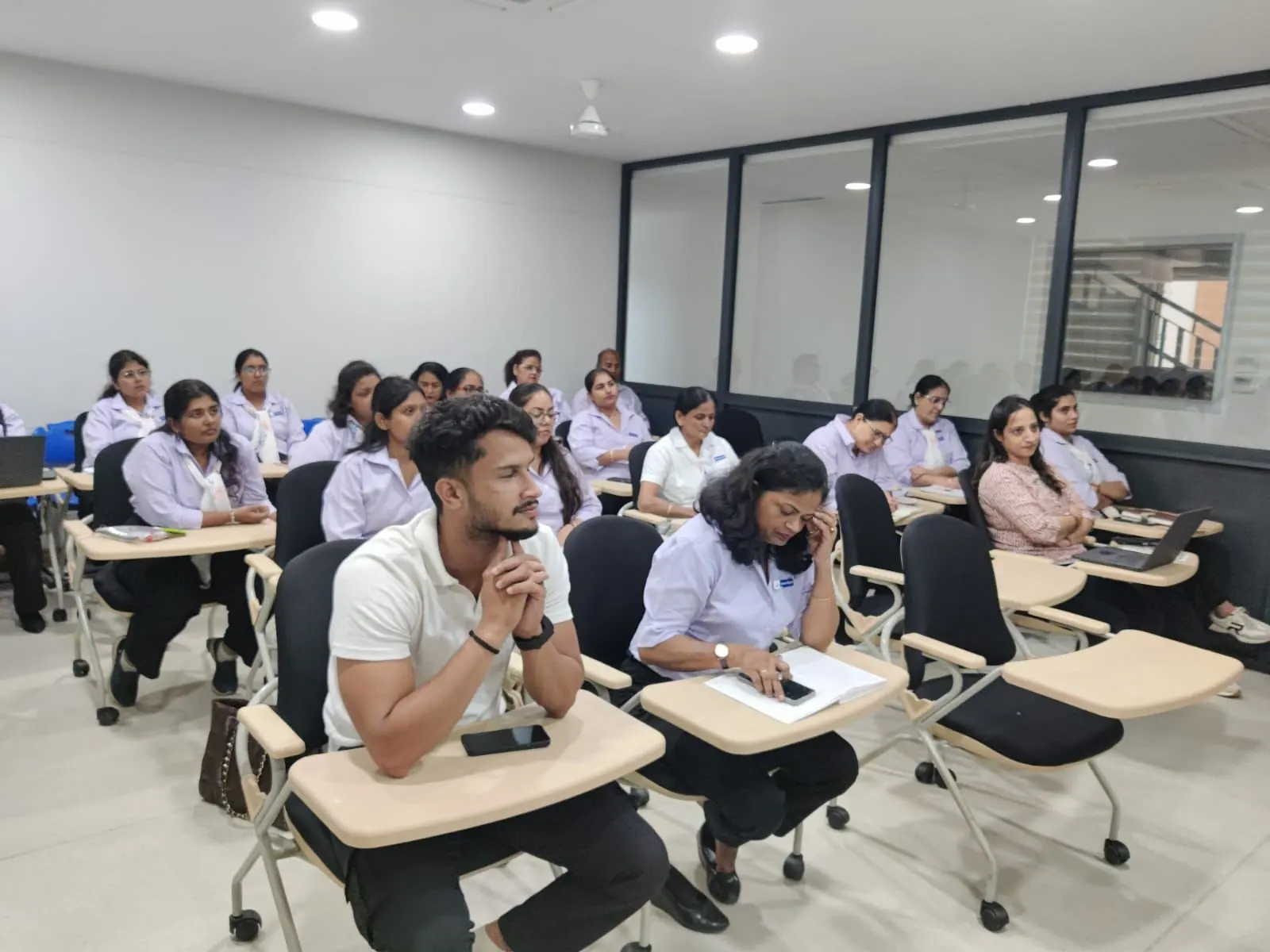 Teachers attending a Gurukul Guidance orientation session